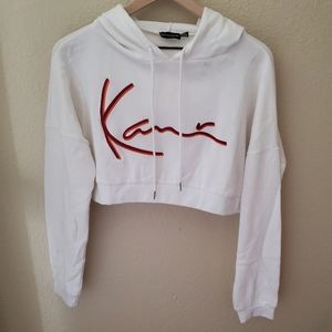 Karl Kani × Pretty Little Things cropped hoodie